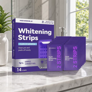 2026 Best-seller Nouveau paquet <span class=keywords><strong>Bandes</strong></span> de blanchiment des <span class=keywords><strong>dents</strong></span> brillantes 14 traitements <span class=keywords><strong>Bandes</strong></span> de <span class=keywords><strong>dents</strong></span> blanches professionnelles 100% sans résidus - Product Image 1