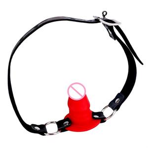 MOGlovers <span class=keywords><strong>3</strong></span> couleurs Dildo Mouth <span class=keywords><strong>Gag</strong></span> avec boucle de verrouillage Fixation orale <span class=keywords><strong>Gag</strong></span> pour pénis Fétiche SM Bondage BDSM Jouets sexuels pour couples - Product Image 5