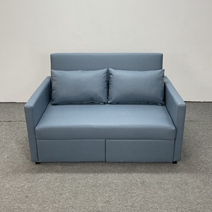 Giường Sofa Da Phòng Khách Sofa Giường Ngủ Tốt Nhất Ghế Sofa Kéo Ra Cho 2 Người - Product Image 3