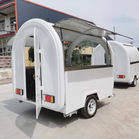 Nouveau Design de remorque de restauration rapide en chine/chariot de collation de Hot-Dog d'extérieur/Mini remorque de nourriture de crème glacée de Pizza de Hamburger