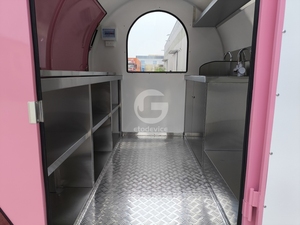 Etodevice - Camioneta de Comida Móvil con Cocina Completa, Remolque de Comida Portátil, Carrito de Pizza y Postres, Quiosco de Café - Product Image 5