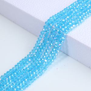 Cuentas de cristal de 4/6/8mm, cuentas sueltas de Rondelle de cristal facetado para DIY, pendiente, pulsera, collar, accesorios para hacer joyas - Product Image 6