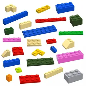 Building block assembly puzzle toys puzzle sciolto per bambini piccole particelle mattoni giocattolo educazione precoce illuminazione