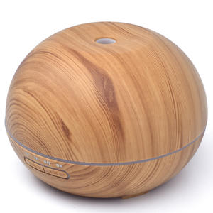 Diffuseur d'arômes en bois grainé JCSY-016, humidificateur alimenté par USB de 400 ml, cadeau pour la maison ou le bureau avec fonction minuterie - Product Image 1