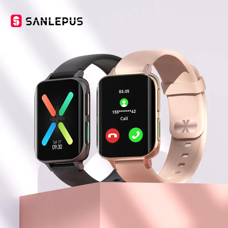 SANLEPUS-reloj inteligente para hombre y mujer, nuevo accesorio de pulsera resistente al agua con llamadas, reproductor MP3, compatible con OPPO, Android, Apple y Xiaomi, 2022
