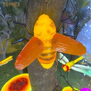 TOPREX-Lumières dynamiques de jardin à LED, luciole lumineuse avec ailes mobiles pour décoration d'arbre de paysage extérieur, décor de vacances du nouvel an - Product Image 2