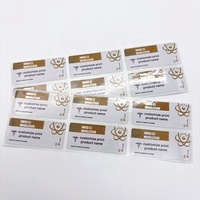 Personalisiertes Design 3ml Fläschchen-Etiketten und -Schachteln Glas 10ml Fläschchen-Aufkleber mit 1-6 Fläschchen-Halterung