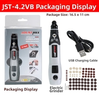 Mini-meuleuse JANGKLIFE à 3 vitesses variables, outil rotatif sans fil avec kit d'accessoires de 70 pièces+, léger, alimenté par batterie, pour le bricolage