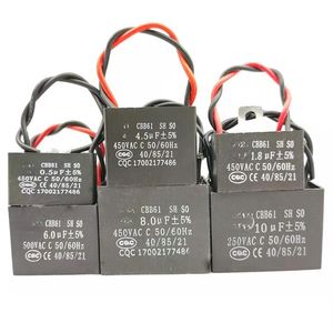 <span class=keywords><strong>CBB61</strong></span> <span class=keywords><strong>P2</strong></span> <span class=keywords><strong>Sh</strong></span> 450v 2uf Mfd Condensateur 25uf Moteur de ventilateur Condensateur à film polypropylène Trou traversant 40/70/20, 40/85/21 200-500VAC 5% - Product Image 1