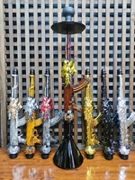 Usine Nouveau Pistolet Shisha ensemble Narguilé Haute Qualité résine Shisha Grande Taille pistolet Narguilé ensemble résine AK 47 Narguilé Kit ensemble