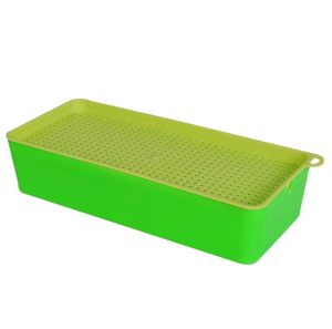 Baki Bibit Plastik Tahan Lama untuk Microgreens dan Budidaya Hidroponik (18x8x4.4 Cm) - Product Image 5