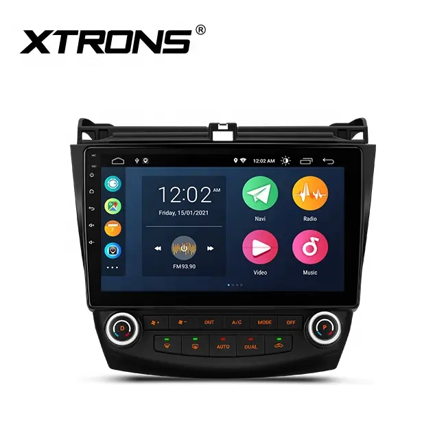 XTRONS 10.1 inç büyük ekran oto stereo android araba multimedya ile honda accord için gps navi wifi 4g