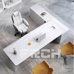 Table de <span class=keywords><strong>bureau</strong></span> de secrétaire moderne <span class=keywords><strong>en</strong></span> forme de L, <span class=keywords><strong>en</strong></span> <span class=keywords><strong>bois</strong></span>, personnalisé, <span class=keywords><strong>bureau</strong></span> d'ordinateur - Product Image 2