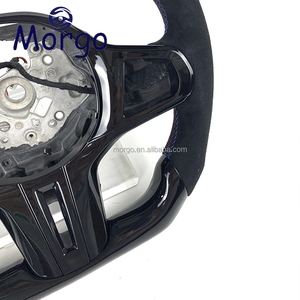 Accesorios para Autos, Volante de Fibra de Carbono Negro Piano para <span class=keywords><strong>BMW</strong></span> <span class=keywords><strong>G10</strong></span> G20 G30 G22 M3 M4 M5 M6 320i 325i 330i G22 G42 G29 M340i - Product Image 3