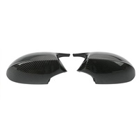 JDMotorsport88 Cubiertas de Espejos Retrovisores Laterales de Fibra de Carbono ABS Negras para BMW Serie 1 E81 E87 2007-2010