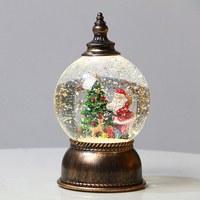 Nouvelles décorations de noël 1L lumières de noël blanc chaud LED boule de cristal lumières fête décoration de vacances