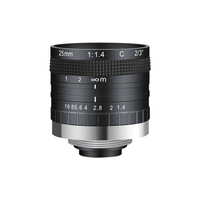 Objectif de caméra industrielle AZURE-0414M5M 5MP 1/2 "F1.4 ~ F32 4mm de large FOV C-mount pour vision industrielle