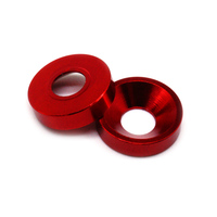 Rondelles coniques en alliage d'aluminium OEM personnalisées, estampées, M2 M5 M6, rondelles à tête fraisée en aluminium anodisé coloré pour moto