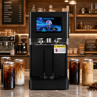 Machine de remplissage et de scellage automatique électrique pour tuyau extérieur, avec gobelet en aluminium enduit auto-scellant jetable pour milk-shake et jus de fruits