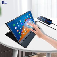 Extensor de Pantalla para Portátil de 13.3, 14, 15.6, 16 y 17.3 Pulgadas, Mini Monitor 2k 4k con Pantalla Táctil LED, Monitor Portátil para Juegos con Puerto Tipo-C
