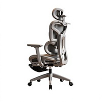 Chaise de bureau ergonomique en maille avec soutien lombaire réglable, siège pivotant avec appui-tête et accoudoirs