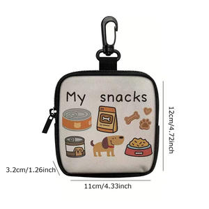 Bolsa Personalizada para Premios de Perro con Gancho y Cremallera, Set de Entrenamiento para Mascotas, Bolsa para Paseo y Adiestramiento de Cachorros, Accesorios de Entrenamiento Canino - Product Image 4