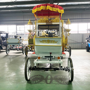 Carruaje Real Completamente Cerrado de 4 Ruedas para 4-6 Personas, Transporte Especial para Bodas, Carroza de Princesa para Turismo, Air ZOWN - Product Image 5