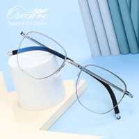 Lunettes de vue de haute qualité pour hommes, montures assorties, avec logo personnalisé, verres optiques orange, montures de lunettes