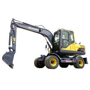 HW excavadora à roues chine petite ensacheuse pelle mini pelle commande étoile avec roues - Product Image 5