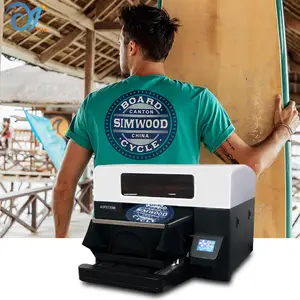 Impresora de camisetas Dtg para camisetas blancas oscuras o material de algodón