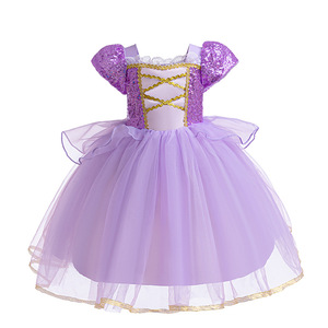 Robe <span class=keywords><strong>Elsa</strong></span> pour enfants Costume <span class=keywords><strong>Reine</strong></span> <span class=keywords><strong>des</strong></span> <span class=keywords><strong>neiges</strong></span> 2 Blanche Neige Sirène <span class=keywords><strong>Anna</strong></span> Raiponce Princesse Robe Halloween TV & Movie Costumes pour filles - Product Image 5