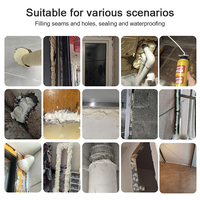 Mousse de polyuréthane PU Montage des cadres de fenêtres et de portes Scellant en mousse
