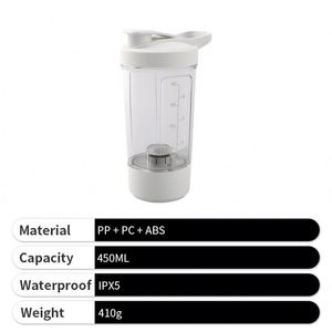 Taza Eléctrica Autoagitadora Portátil de Plástico Personalizada de 400 ml para Café - Product Image 4