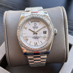 Reloj de Pulsera Mecánico de Acero Inoxidable Resistente al Agua para Hombre, de Lujo y Alta Calidad, con Bisel de Diamantes, 40 mm, Movimiento 3235 - Product Image 3