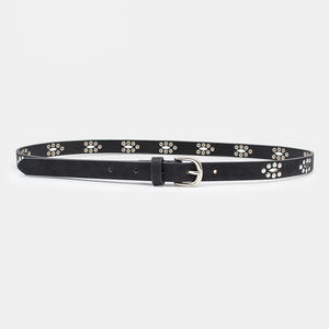 Cinturón de PU con tachuelas de personalización fina de moda para mujer - Product Image 2