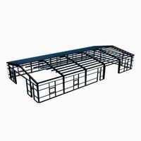 Almacén Logístico de Estructura de Acero Prefabricado de Alta Resistencia, Moderno, de Origen Chino, para Uso en Garajes, Cobertizos y Villas - Directo de Fábrica