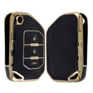 Huanyue Car Key Protector Tpu For Jeep Wrangler Sahara Renegade Compass - Product Image 2