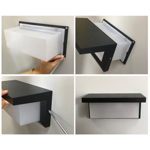 现代黑色防水壁挂灯铝壁灯2灯户外壁灯 - Product Image 5