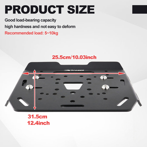 Support de fixation arrière en aluminium Waximoto pour top case <span class=keywords><strong>Honda</strong></span> CT125 <span class=keywords><strong>Trail</strong></span> <span class=keywords><strong>125</strong></span> Hunter (pièce de rechange) - Product Image 2