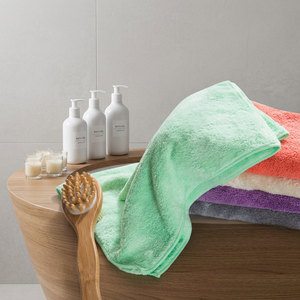 Ensemble de serviettes de bain en microfibre et en tissu éponge corail, 5 serviettes extra larges et 5 serviettes de toilette ultra douces et à séchage rapide - Product Image 1