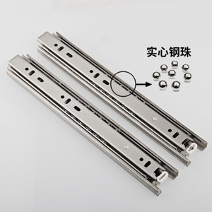 Correderas Telescópicas de Doble Extensión de Acero con Rodamientos de Bolas de 53 mm, Cierre Suave, para Cajones, Ideales para Cocina, Sala de Estar y Taller - Product Image 5