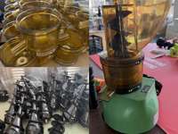 Hoge Opbrengst 80% Slow Juicer Commerciële 500W Voedselveilige Citroen- en Sinaasappelpers