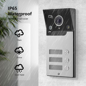 <span class=keywords><strong>Kit</strong></span> de vidéophone d'appartement étanche IP avec alimentation PoE, Wi-Fi intelligent Tuya, 3 boutons, prise en charge de la carte d'identité PST-IP-MSA3K - Product Image 6