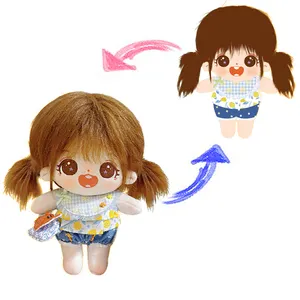 Brinquedo de pelúcia personalizado feito sob medida para animais de pelúcia, faça você mesmo, bonecos de pelúcia em pé e sentado, brinquedo de anime