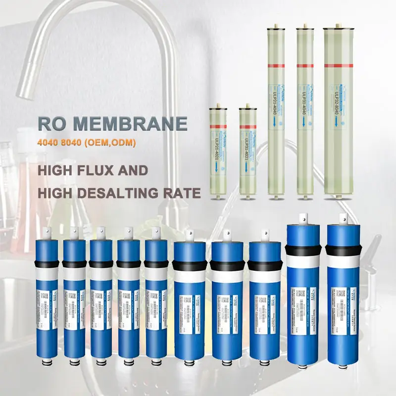 4040 4080逆浸透家庭用ROフィルター膜海水用