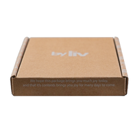 Caja de Papel Kraft Personalizada con Impresión de Logotipo Personalizado para Empaque de Productos, Venta al por Menor y Empaque de Marca