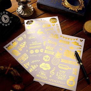 Autocollants en vinyle à frotter, décalcomanies, impression UV, imperméables, pour meubles, décoration de Noël, scrapbooking - Product Image 6