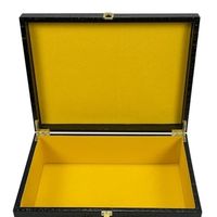 Boîte en cuir emballage cadeau boîte en papier cadeau cadre de miroir transparent cosmétiques d'affaires haut de gamme impression couleur personnalisée serrure