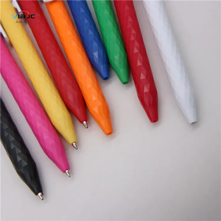 school office press diamond shape design black colors roller ball ballpoint pen