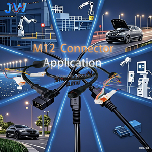 工业M12防水IP67公母连接器，用于摩托车汽车电脑和家用电器的3-8针电缆 - Product Image 6